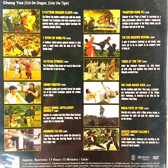 Flying Fists of Kung Fu 12 Movie Set, Over 17 Hours of KUNG FUN - Picture 6 of 14